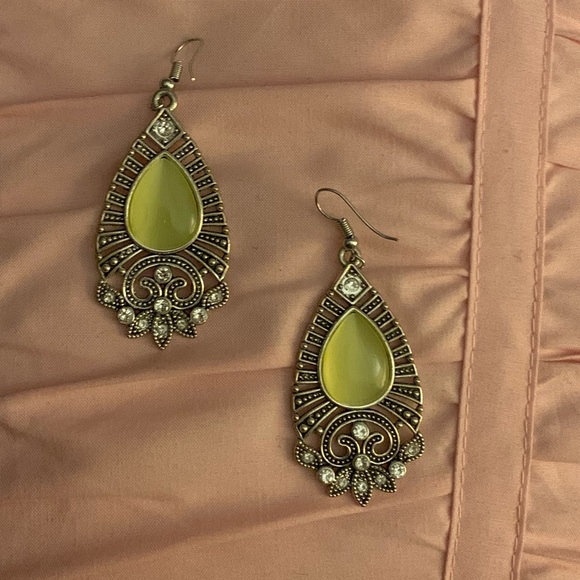Jewelry - Yellow Statement Earrings